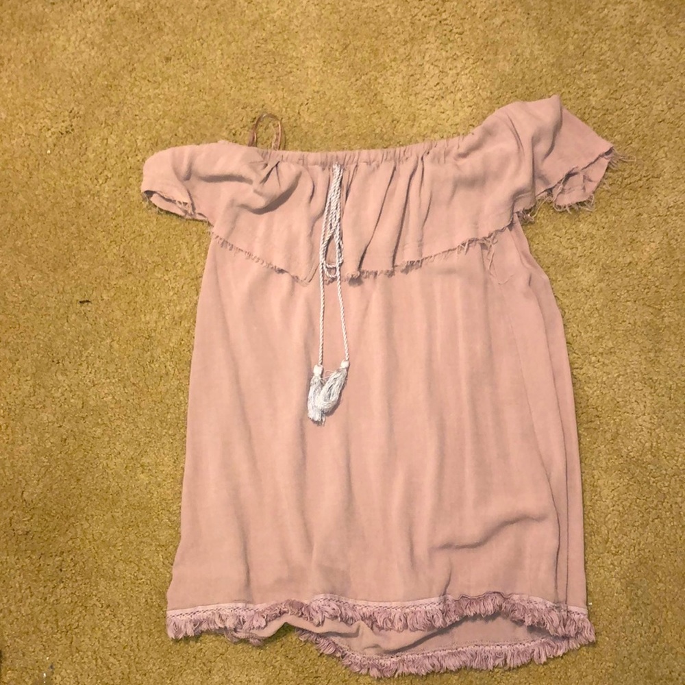 off the shoulder dress